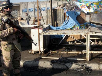 Vermehrt kommt es zu Anschlägen im Irak - wie hier im Januar -, seit die US-Truppen ihren Abzug im Dezember 2011 beendet haben. Archivfoto: Ali Abbas Anschlag in Bagdad