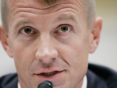 Erik Prince, hier bei einer Anhörung im Kapitol in Washington 2009, Gründer und Chef der umstrittenen US-Sicherheitsfirma Blackwater, heute XE Services. Erik Prince