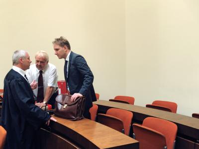 Die Anwälte Roland Autenrieth, Hermann Sättler und Maximilan Pauls am vierten Tag des Prozesses gegen Sebastian L. und Markus S. (Archivfoto) Brunner-Prozess
