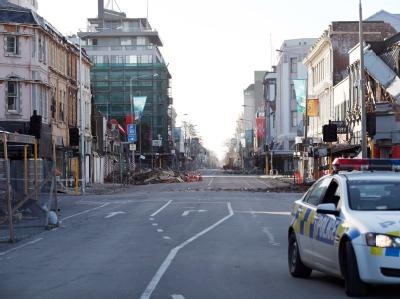 In Christchurch kamen im Februar 2011 mehr als 180 Menschen bei einem massiven Erdbeben ums Leben. Foto: Pam Johnson/ Archiv Christchurch