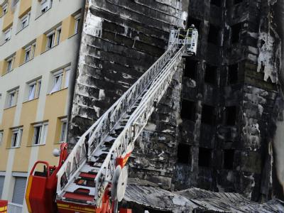 Der Brand in dem Ausländerwohnheim in Dijon wurde durch eine Mülltonne ausgelöst. Brand in Ausländerwohnheim