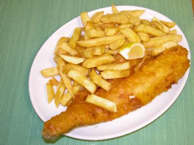 Fish'n'Chips gehört zu den Lieblingsspeisen der Briten. Foto: Annette Reuther / Archiv Nationalgericht