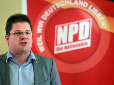 Der sächsische Partei- und Fraktionschef Holger Apfel hat auch die Führung der Bundes-NPD übernommen. Archivfoto: Jens Wolf Holger Apfel