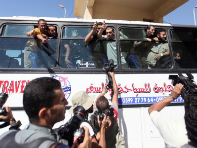 Insgesamt will Israel in dem größten Häftlingsaustausch in Nahost seit gut einem Vierteljahrhundert 1027 Palästinenser freilassen. Foto: Khaled Elfiqi Großer Häftlingsaustausch