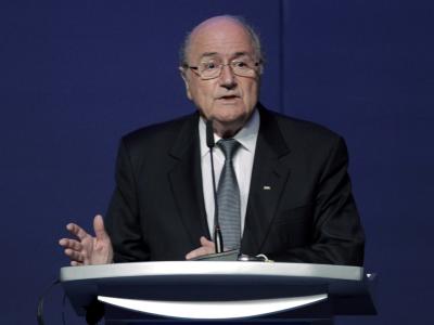 FIFA-Chef Joseph Blatter ist über die Boykott-Aufrufe verärgert. Foto: Tolga Bozoglu/Archiv FIFA-Chef Blatter