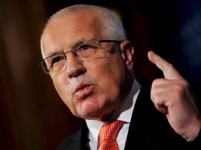 Steht der EU kritisch gegenüber: Tschechiens Staatsoberhaupt Vaclav Klaus. Vaclav Klaus