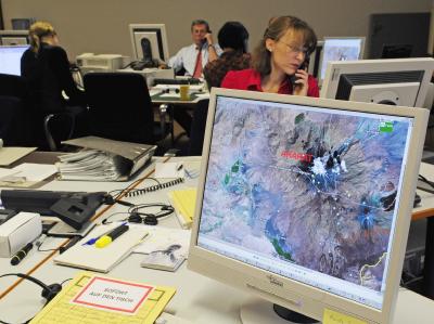 Krisenstab im Auswärtigen Amt: In der westsudanesischen Krisenregion Darfur sind zwei deutsche Entwicklungshelfer entführt worden. (Archivbild) Krisenstab im Auswärtigen Amt