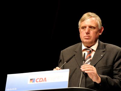 Der Bundesvorsitzende der Christlich-Demokratischen Arbeitnehmerschaft (CDA), Karl-Josef Laumann. Karl-Josef Laumann