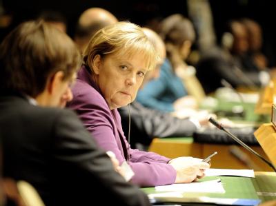 Bundeskanzlerin Angela Merkel auf UN-Vollversammlung in New York. UN-Gipfel