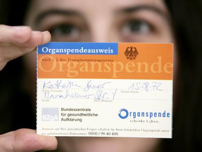 Derzeit warten rund 12 000 Menschen auf ein Organ. Dennoch hat nur eine Minderheit der Bürger einen Organspendeausweis ausgefüllt. Foto: Frank May/Archivbild Organspendeausweis