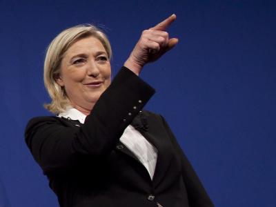Marine Le Pen erzielte das beste Ergebnis für die rechtsextreme Nationale Front bisher. Foto: Ian Langdon Marine Le Pen