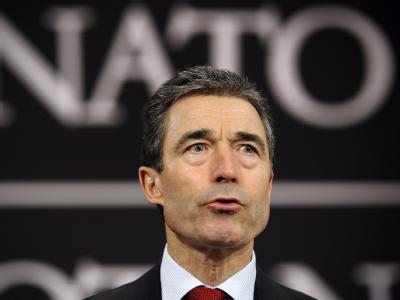 Der Nato-Generalsekretär Anders Fogh Rasmussen: Das Nordatlantische Bündnis hat sich auf die Übernahme des Kommandos über die Flugverbotszone über Libyen geeinigt. Nato-Generalsekretär Anders Fogh Rasmussen