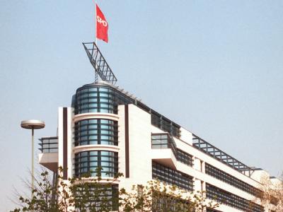 Die SPD-Zentrale in Berlin: Das Willy-Brandt-Haus im Bezirk Kreuzberg SPD-Zentrale