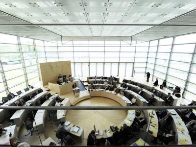 Der Landtag in Kiel. Der Kieler Landtag