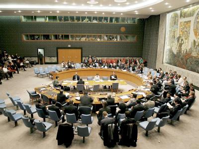 Sitzung des UN-Sicherheitsrates. Foto: Justin Lane/Archiv UN-Sicherheitsrat