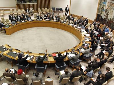 Im Sicherheitsrat blockiert Russland bislang eine Resolution, die auch militärische Maßnahmen beinhaltet. Foto: Paulo Filgueiras Sitzung des UN-Sicherheitsrats