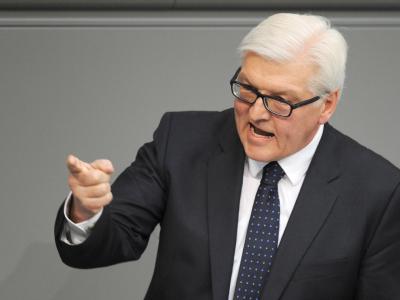 Fraktionschef Frank-Walter Steinmeier hatte für eine Enthaltung votiert. Foto: Rainer Jensen Frank-Walter Steinmeier