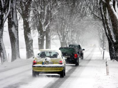 Trotz winterlicher Witterung gab es nur wenige Unfälle. Winterwetter