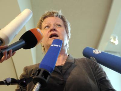 Die Spitzenkandidatin der NRW-Grünen, Sylvia Löhrmann. Löhrmann