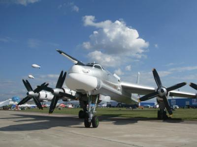 Mit dem gewaltigen Langstreckenbomber Tu-95 (NATO-Codename «Bear»), der mit seinen acht Propellern eine Reichweite von mehr als 14 000 Kilometer hat und Atomwaffen tragen kann, hat Russland in den vergangenen Jahren immer wieder den Luftraum Großbritannie Tu-95