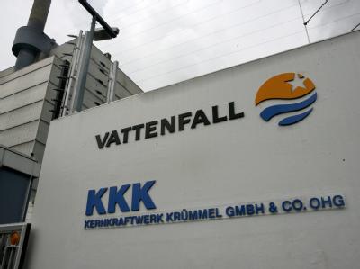 Atomkraftwerk Krümmel bei Geesthacht. Atommeiler Krümmel