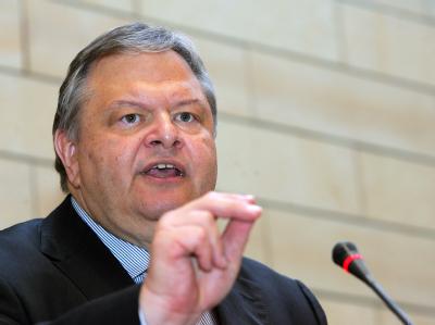 Griechenlands Finanzminister Evangelos Venizelos. Foto: Simela Pantzartzi, dpa Venizelos