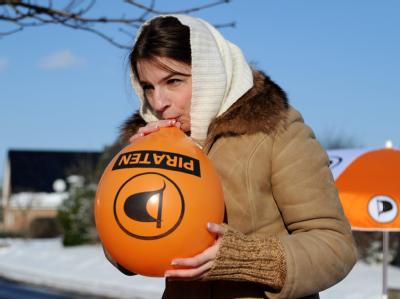 Die Politische Geschäftsführerin der Piraten-Bundespartei, Marina Weisband. Foto: Carsten Rehder Weisband