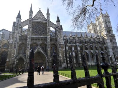 Ort der Trauung: Westminster Abbey in London. Westminster Abbey
