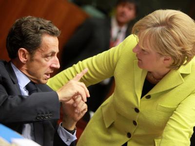 Nicolas Sarkozy und Angela Merkel wollen die Begrenzung der Banker-Boni vorantreiben. Nicolas Sarkozy und Angela Merkel