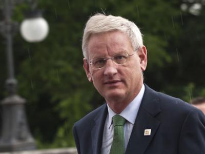 Schwedens Außenminister Carl Bildt. Foto: Zsolt Szigetvary Bildt