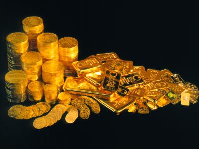 Im Zuge der Verschärfung der Schuldenkrise ist der Goldpreis seit Beginn der Woche um etwa 50 Dollar nach oben gesprungen. Foto: dpa Gold