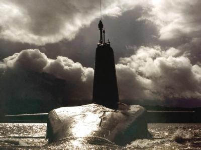 Ein mit Atomwaffen bestücktes britisches Trident-U-Boot (Archiv). Britisches Atom-U-Boot