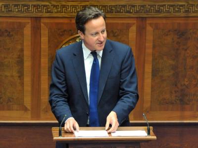 Großbritanniens Premier Cameron hat seine Landsleute aufgerufen, angesichts der Olympischen Spiele in London und des 60. Thronjubiläums der Queen so richtig loszulegen. David Cameron