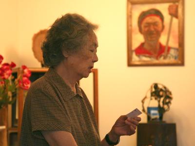 Die chinesische Bürgerrechtlerin Ding Zilin (Foto vom 21.5.2009). Bürgerrechtlerin Ding Zilin