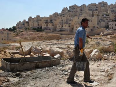 Der israelische Siedlungsbau in Ost-Jerusalem und im Westjordanland steht neuen Friedensverhandlungen im Weg. Bauarbeiten in Ost-Jerusalem