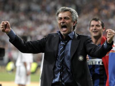Totaler Triumph: Trotzdem könnte es für José Mourinho das letzte Spiel für Inter Mailand gewesen sein. José Mourinho