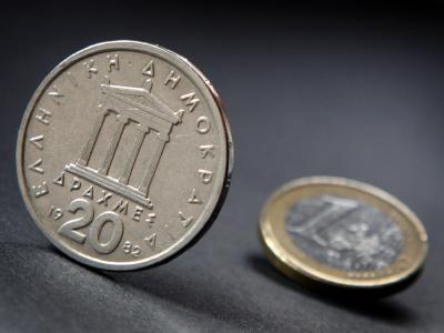 Zurück zur alten Währung? Mit der Drachme könnte Athen seine Schulden mit an Sicherheit grenzender Wahrscheinlichkeit nicht zurückbezahlen. Foto: Foto: Karl-Josef Hildenbrand Drachme