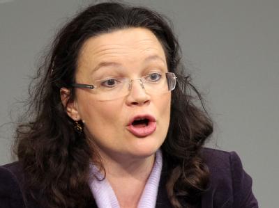 SPD-Generalsekretärin Andrea Nahles hofft auf die Rückkehr ihrer Partei in die Hamburger Regierung. Andrea Nahles