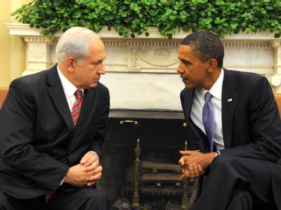 US-Präsident Obama hat Israels Ministerpräsidenten Netanjahu (l) im Weißen Haus empfangen. Benjamin Netanjahu und Barack Obama