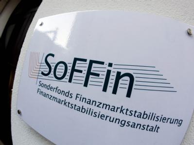 Der Chef des Banken-Rettungsfonds SoFFin sieht die deutschen Banken als krisenfest an. SoFFin in Frankfurt am Main