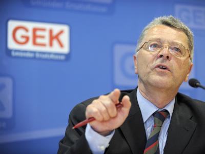 Demnächst mit der Barmer vereinigt: Rolf-Ulrich Schlenker, Chef der Gmünder Ersatzkasse GEK. Gmünder-Chef Schlenker