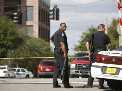 Polizei-Einsatz in Orlando: Bei einem Amoklauf wurde ein Mensch getötet. Polizei-Einsatz in Orlando
