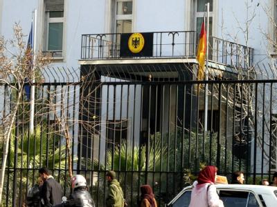Die deutsche Botschaft in Teheran. (Archivbild) Deutsche Botschaft in Teheran