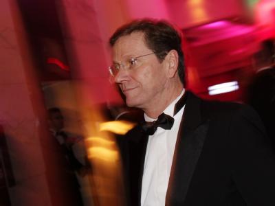 Bundesaußenminister Guido Westerwelle beim Bundespresseball 2009. Westerwelle