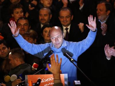 Traian Basescu hat sein Amt verteidigt. Traian Basescu