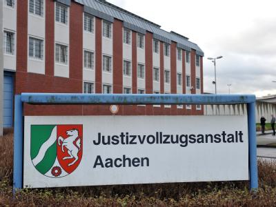 Hauptgebäude der Justizvollzugsanstalt in Aachen. JVA Aachen