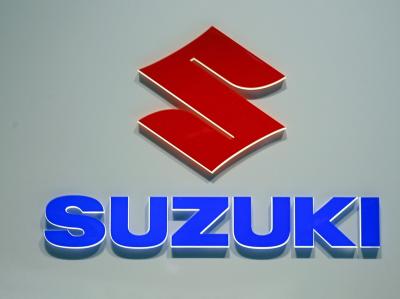 Das Logo des japanischen Autobauers Suzuki. Suzuki-Logo