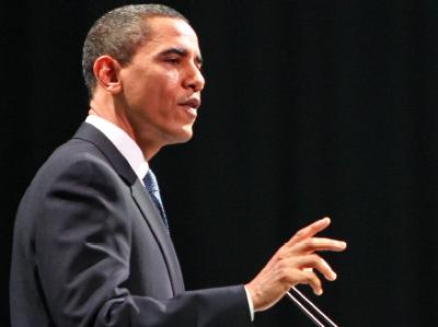 US-Präsident Barack Obama bei seiner Rede vor dem Weltklimagipfel. Obama redet