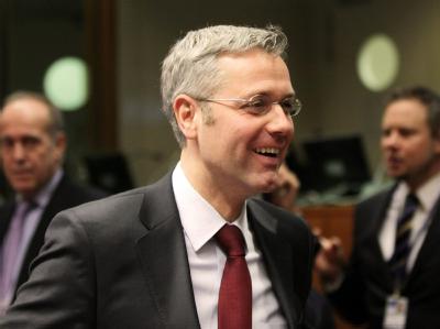 Umweltminister Röttgen beim Treffen der EU-Umweltminister in Brüssel. Norbert Röttgen