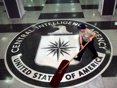 Foyer des CIA-Hauptquartiers in Langley, Washington, USA Foyer des CIA-Hauptquartiers
